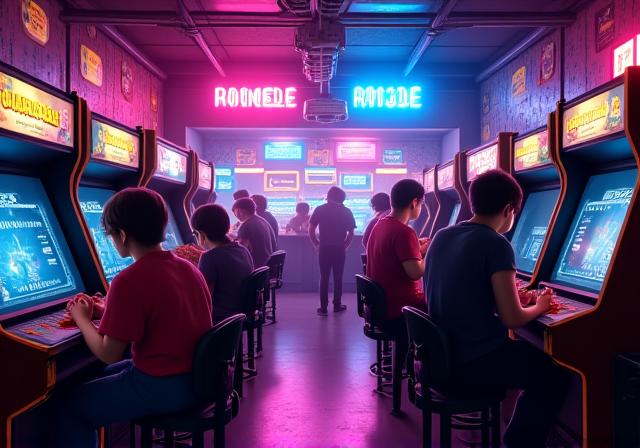 Acara Gaming Retro Arcade